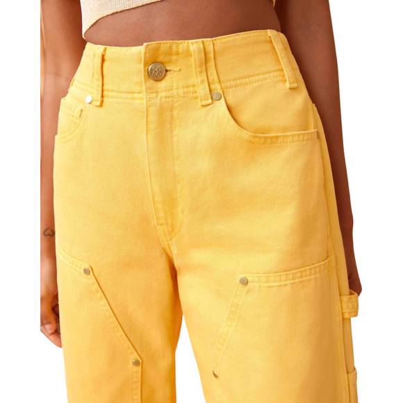 NEW ULLA JOHNSON olympia jean in dandelion wash - Picture 3 of 5